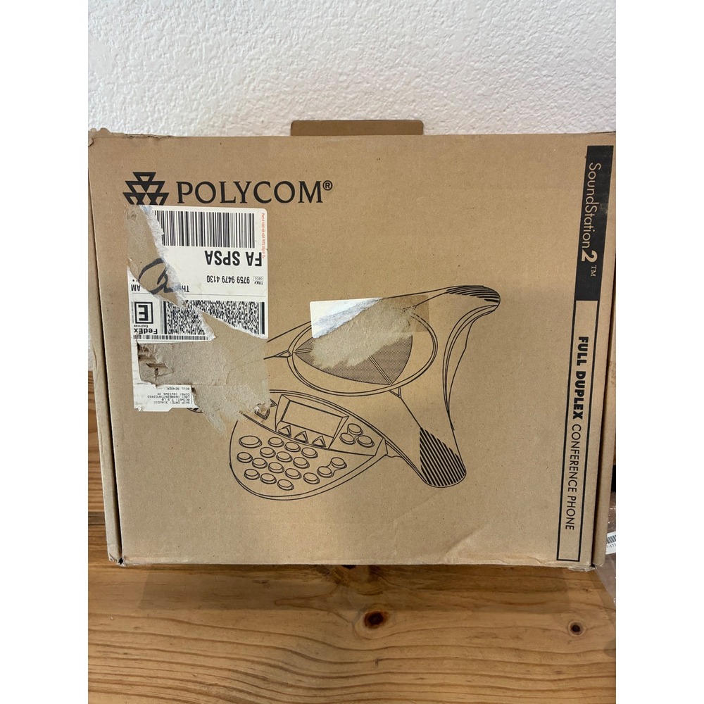 POLYCOM 2200-16200-001 SOUNDSTATION 2 EXPANDABLE  CONFERNCE PHONE bundle #2